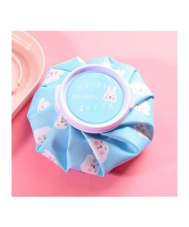 Body warmer bag 1 piece of cartoon heat bottle double use summer ice bag reusable knee head leg relief pain ice cream bag hand warmer hot water bottle (color: 02)