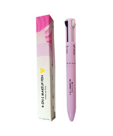 4 in 1 Makeup Pen Multifunctional Makeup Pencil Eye Liner Brow Liner Lip Liner Eyebrow Pencil Cosmetic Pencil Highlighter Pen Multi-Function Beauty Pencil