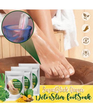 10PCS Natural Herb Foot Soak for Lymphatic Drainage & Pain Relief - Ginger, Wormwood, Saffron Spa Bag for Leg Slimming & Muscle Relaxation - Buy Online on GoSupps.com