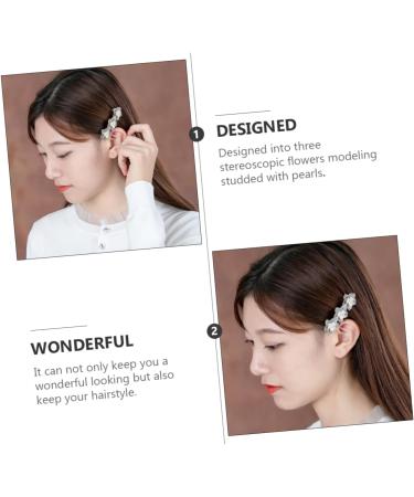 Beaupretty 1pc Clip Hair Accessories Metal Hair Clips for Women Faux Pearl Hair Clip Trendy Hair Clips Flower Hairpin Decorative Hair Clips Pearl Tiara Issue Card Miss Alloy Etc. Temperament - Buy Online on GoSupps.com