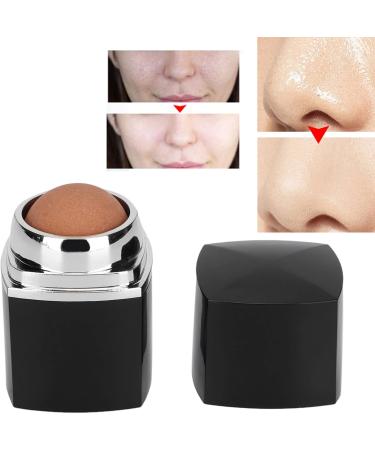 Mini Portable Facial Roller Volcanic Stone Oil Absorbing Ball for Skincare Reusable Facial Skin Care Tools for Exquisite Makeup Easy Cleaning Makeup Beauty Accessories for Female Girls(Black) - Buy Online on GoSupps.com
