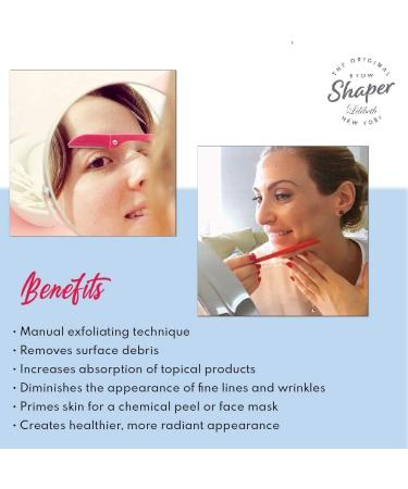 Lilibeth from New York Pink Package Brow Shaper Hygienic Pain-Free Hair Removal & Dermaplaning Tool for All Hair & Skin Types - Buy Online on GoSupps.com