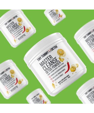 Tiny Tummy Master Cleanse Lemonade Diet - 3 Day Plant-Based Juice Cleanse Detox Powder Supplement - Lemon Maple Syrup & Cayenne - 6.34oz - Buy Online on GoSupps.com