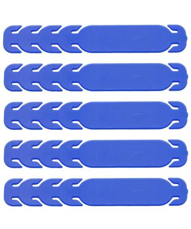 Healifty 10 piece of mouth protection extension buckle adjustable buckle anti -slip ear lound ear cable extension straps for breathing protection facial protection - dark blue