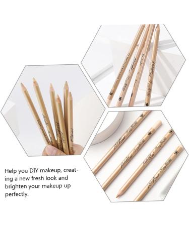 Healeved 8 Pcs Concealer Pen Eye Brightener Concealer Eye Concealer Women Makeup Supplies Wooden - Buy Online on GoSupps.com