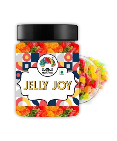 Mr. Merchant Premium Jelly Bites (Sugar Coated Fruit Jelly Candy) (300 gm)_Packing May Vary