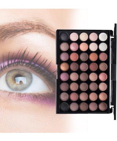 FRCOLOR 40 Pearly Pallet Makeup Cosmetic Colors Shadow Eye Combination Lustre 1 count (Pack of 1) As Shown - Buy Online on GoSupps.com
