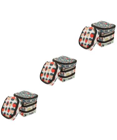 Gleavi 12 pcs storage bag cosmetic travel bag Pale travel bags wallet walls decor see bags for on the go cosmetics bag with zip container.