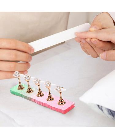 Beavorty 3 Sets Press on Nails Display Nail Holder for Painting Nails Fake Nail Tips Training Nail Holder for Press on Nails Fake Nails Nail Painting Stand Metal Acrylic Equipment - Buy Online on GoSupps.com