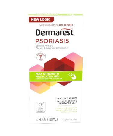 Dermarest Psoriasis Medicated Treatment Gel - 4oz (1-Pack) | Fragrance-Free - Buy Online on GoSupps.com