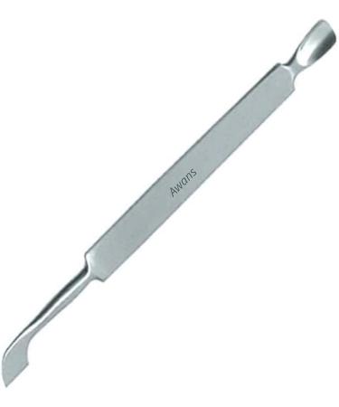 Awans New Cuticle Pusher Stainless Steel Double end Manicure Pedicure Nails Cleaner Cuticle Remover - Buy Online on GoSupps.com