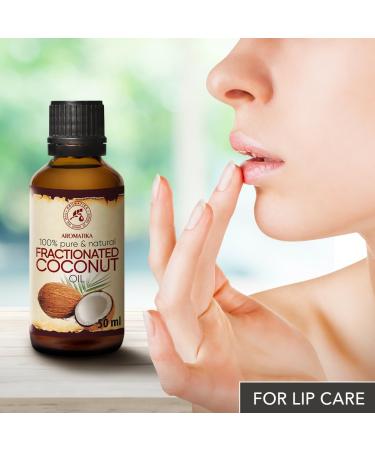 Fractionated Coconut Oil 50ml - 100% Pure & Natural Odorless Beauty Oil for Skin Hair & Massage - Best Essential Oil for Body & Facial Care - Buy Online on GoSupps.com
