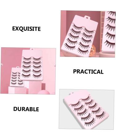 minkissy 30 Pairs Fake Eyelashes False Eyelashes Fake Lashes Individual False Lashes Soft Light Natural False Lashes for Women Eye Lashes False Lashes Wispy Women Eyelashes Fiber Prom Set - Buy Online on GoSupps.com