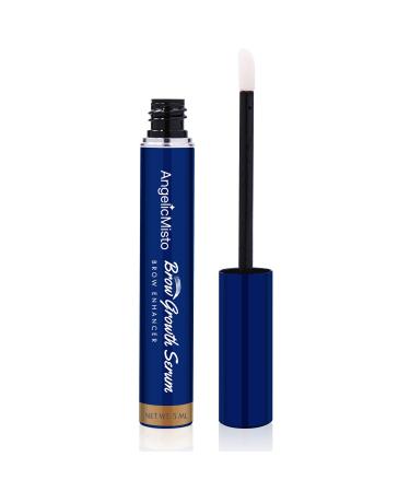 AngelicMisto Eyebrow Growth Serum Brow Enhancer for Full, Bold Eyebrows - Promotes Appearance in As Soon As 4 Weeks, Volume: 5ml, 6-Month Supply