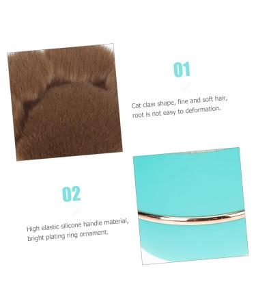 MAGICLULU Cat Claw Loose Powder Brush - Versatile Makeup Applicator for Liquid Foundation Cream Blush & Shading - Ideal Beauty Tool for Flawless Blending - Buy Online on GoSupps.com