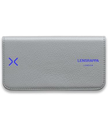 Lensrappa Leather Glasses Case - Slim Design 9 Colors Available (Gray & More) | International Shipping - Buy Online on GoSupps.com
