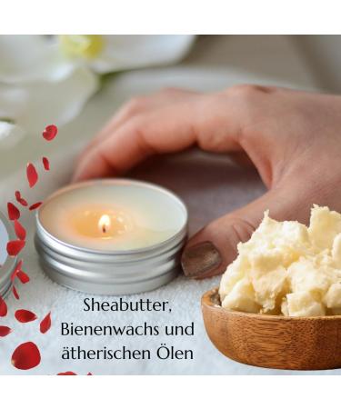 Green Idea Massage Candle with Shea Butter & Essential Oils - Lotus Blossom Scent - Luxurious 30ml Candle for Sensual Pleasure - Buy Online on GoSupps.com