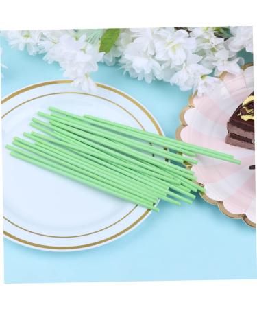 Ciieeo 6 Packs 200pcs Lolly Colored Cake Stick Sucker Stick Bulk Suckers Lollipop Sticks Dessert Paper Candy Sticks Food Special Paper Candy Making Stick Cake Kit Lolypop 15c Solid Buffet Greenx3pcs Size 1x3pcs - Buy Online on GoSupps.com