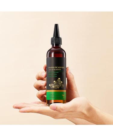 Castor Seed Oil - Castor Oil - 100% Pure Natural Castor Oil Organic Treatment for Damaged Hair & Dry Skin Cold Pressed Oil for Hair Growth Eyebrows Eyelashes Nails and Skin - Buy Online on GoSupps.com