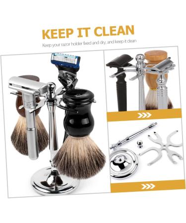NUSITOU Bartbrush Holder | Stylish Shaving Rack for Men | Durable Razor Holder & Organizer for Clothes Racks | Premium Bathroom Accessories - Buy Online on GoSupps.com