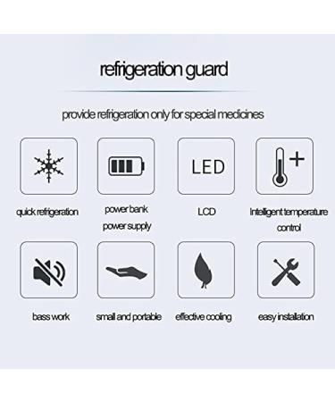 Insulin Refrigerator 2-8 Intelligent Temperature Control + HD LCD Medical Refrigerator Large Capacity - Buy Online on GoSupps.com