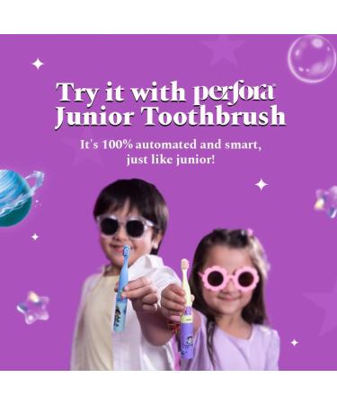 Perfoora Kids Toothpaste 50g | Fluoride & SLS Free Paste | Bubblegum Blast | Prevents Cavities Strengthens Teeth & Protects Enamel | Safe for Ages 3-8 | Gentle & Effective Oral Care - Buy Online on GoSupps.com