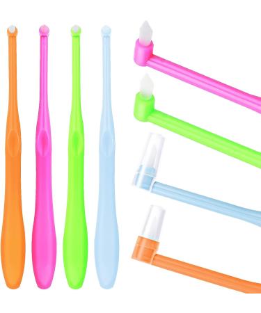 Ouligay 4-Piece Tuft Toothbrush Set | Soft Bristles for Orthodontic Braces | Interdental Brush for Detail Cleaning - Buy Online on GoSupps.com