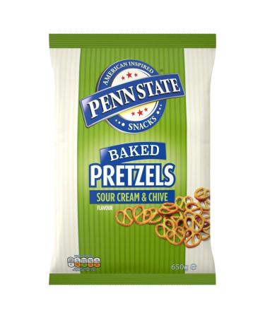 Penn State Classic American Snacks Sour Cream & Chive Baked Pretzels Knots 650g