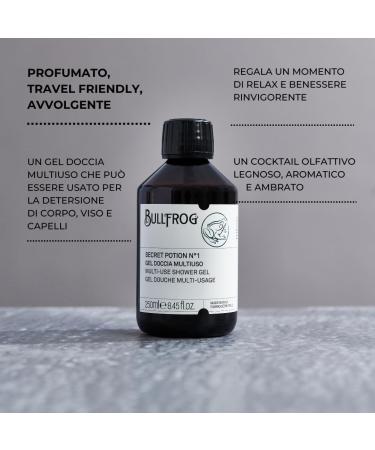  Bullfrog Bullfrog Secret Potion N.1 All-in-One Shower Shampoo 250ml - Buy Online on GoSupps.com