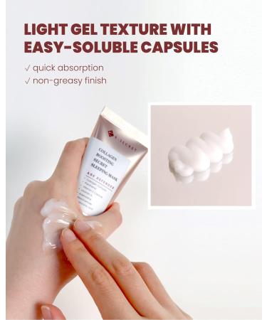 KSECRET Collagen Boosting Secret Sleeping Mask | Korean Anti-Wrinkle Cream & Moisturizer | 60ml/2.03fl.oz. - Shop Internationally - Buy Online on GoSupps.com