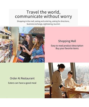 Language Translator Device Translator Device Intelligent Instant Offline Support 45 Languages Real-time Electronic Voice Translator for Learning Shopping Travel Business 140 * 58 * 12mm Tra Good Blue - Buy Online on GoSupps.com