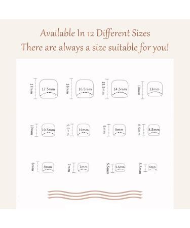 24pcs French False Nails Short - Almond Press on Nails - French Stick on Nails Removable Glue-on Nails Fake Nails Women Girls Nail Art Accessories Simple Almond - Buy Online on GoSupps.com