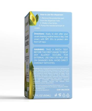 Face Moisturizer Collagen Cream Anti Aging Face Cream with Retinol Hyaluronic Acid Vitamin B Day & Night Anti-Wrinkle Moisturizing Cream for Women & Men 1.7 Fl Oz - Buy Online on GoSupps.com