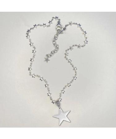 Fashionable Vintage-style Pentastar Keybone Chain Necklace | Versatile Choker Jewelry for Women | Stainless Steel Oralgos - Buy Online on GoSupps.com