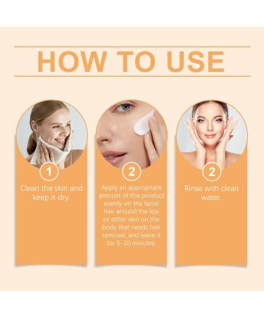 Cr me d pilatoire pour le visage pour femmes et hommes - cr me d pilatoire douce et indolore pour peaux sensibles l vre sup rieure joues du menton apaisante hydratante (2 pi ces) - Buy Online on GoSupps.com