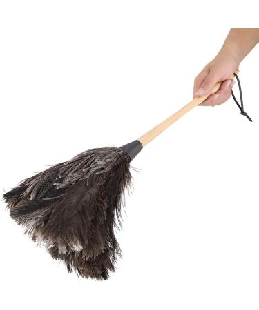 Ostrich Feather Duster Ostrich Feather Duster with Wood Handle Reusable Eco Friendly Reusable Handheld Ostrich Feather Duster Cleaning Supplies - Buy Online on GoSupps.com