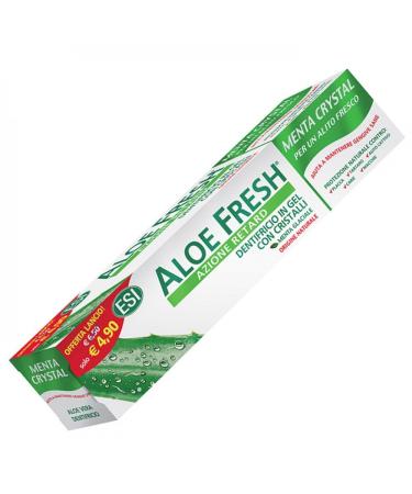 Toothpaste Aloe fresh mint crystal gel with crystals 100 ml