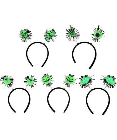 amangul Glow in Dark Halloween Headbands Headwear Glow in Dark Hair Hoop for Halloween Headpiece Fancy Dress Party Supplies(Ghost) - Buy Online on GoSupps.com