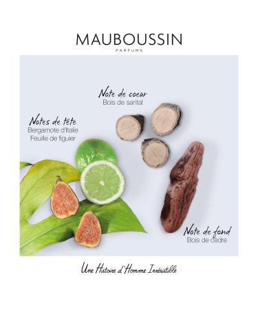 Mauboussin - Une Histoire d'Homme Irr sistible 90ml (3 Fl Oz) - Eau de Parfum for Men - Woody & Fresh Scents - Buy Online on GoSupps.com