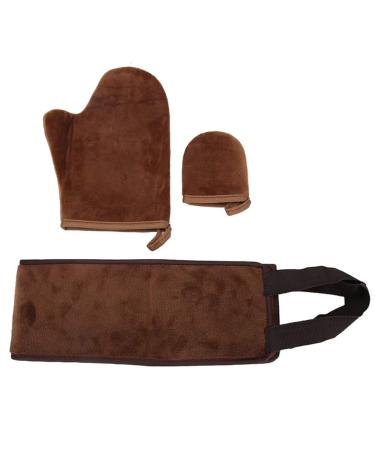 Back Tanning Applicator Self Tanning Mitt Applicator Mit Soft Reusable Exfoliator Glove Tanning Cream Lotion Mousse Oil Application Gloves for Body