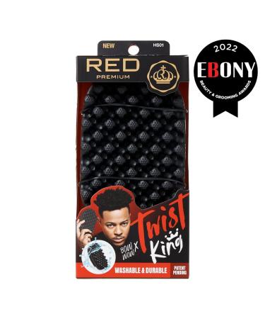 Red by Kiss Bow Wow X Twist King Luxury Twist Styler Set with Washable Durable Brush - Ideal for Afro Curls & Styling Pik Twist Hair - Buy Online on GoSupps.com