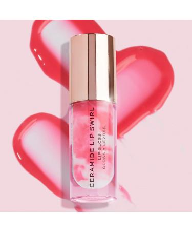 Makeup Revolution Lip Swirl Ceramide Gloss Lipgloss Sweet Pink 5 ml - Buy Online on GoSupps.com