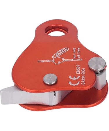Alomejor Aluminum Alloy Climbing Rope Gripper - Self-Protecting Via Ferrata Clamp for 8-13mm Ropes - Outdoor Climbing Gear - Orange - Buy Online on GoSupps.com