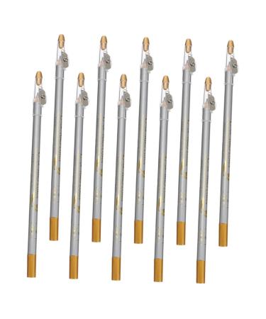 TOVINANNA 10pcs Pencil Sharpener Eyebrow Pencil Makeup Pencils Eye Liner Eyebrow Tool 2 in 1 Eyeliner Pen Eyeliner Pencils Strokes Pencils Eyebrow Pencils Eyeliner with Sharpener Makeup Tool