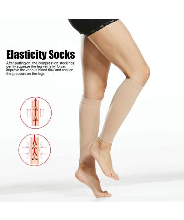 Shop Shipenophy Compression Stockings - Comfortable Medical Grade Calf Sleeves in XL | Slimming Support Socks for Sports - Unisex 5 Sizes Available - Buy Online on GoSupps.com