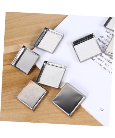 FOMIYES 60pcs Eyeshadow Square Magnets Round Magnet Tin Plate Suite Tinplate M As Shown - Buy Online on GoSupps.com