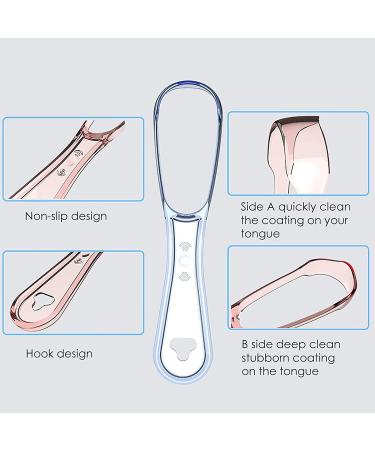 GouDan 10Pcs Tongue Scraper for Adults & Children - Purple | Effective Oral Care Tool - Buy Online on GoSupps.com