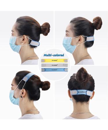 HX AURIZE Blue Face Mask Strap Extender - Adjustable for Comfort and Pain Relief - Buy Online on GoSupps.com
