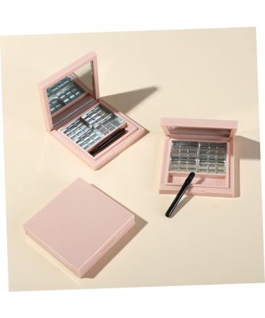 NOLITOY 6 Pcs Empty Eyeshadow Pans - DIY Pink Eye Shadow Palette & Organizer | Magnetic Makeup Tray for Highlighter & Lip Balm - Buy Online on GoSupps.com