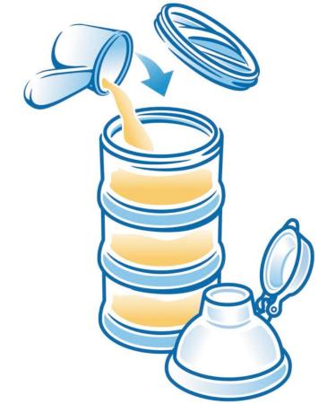 Nuk 710393 Powdered Milk Container - Grey | Convenient Baby Formula Storage - Buy Online on GoSupps.com